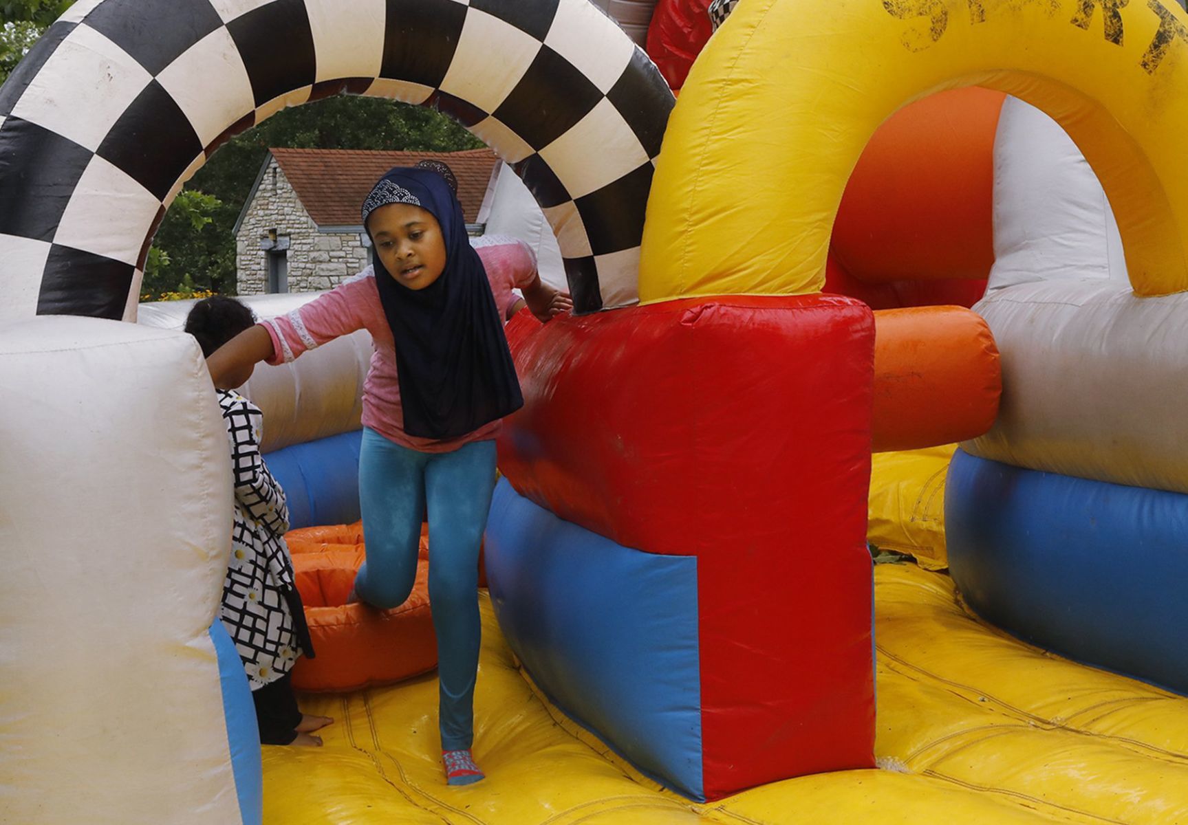 Rainy weather didn't stop the Eid festival in Forest Park